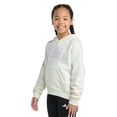 thumbnail image 4 of Girls adidas Long Sleeve Graphic Fleece Pullover Hoodie Color: Light Blue Size: MEDIUM, 4 of 4