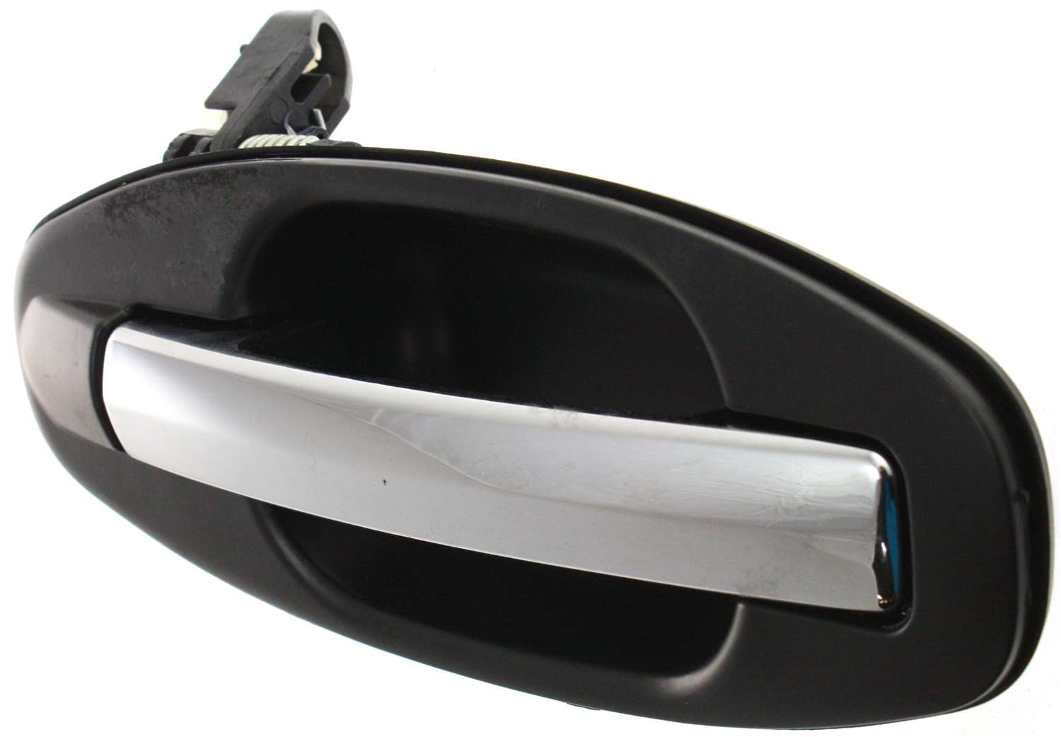 Replacement ARBH491313 Exterior Door Handle Compatible with 2001-2006 Hyundai Santa Fe Rear, Right Passenger Chrome Lever with Primed Bezel
