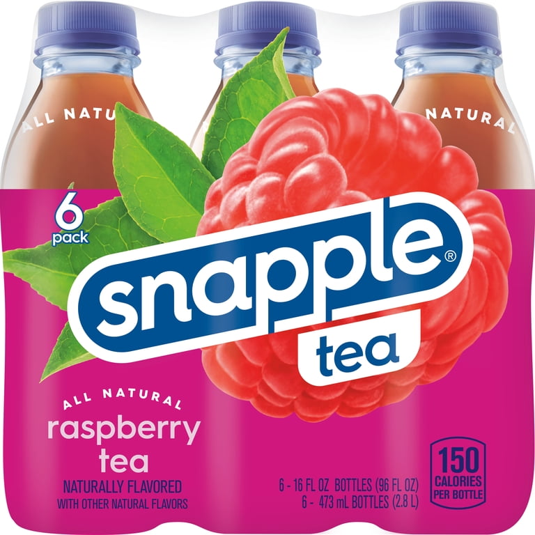 Snapple Raspberry Tea, 16 fl oz Bottles, 6 Pack photo 4