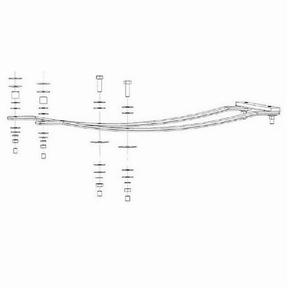 S.R. Smith Complete Spring Assembly for 608 Cantilever, Radiant White 69-209-028