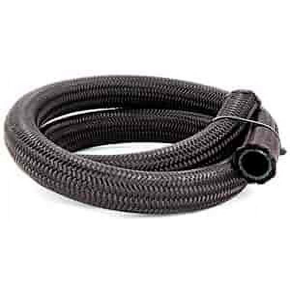 JEGS 110940 Pro-Flo 350 Braided Hose -12 AN Length: 3 ft Lightweight Black Nylon