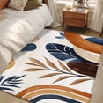thumbnail image 5 of Rectangle Area Rug 4x6ft,Mid Century Abstract Geometric Washable Carpet Non-Slip Runner Accent Rugs Indoor Floor Mat for Bedroom Living Room Decor,Boho Leaves Nordic Arch Sun, 5 of 9