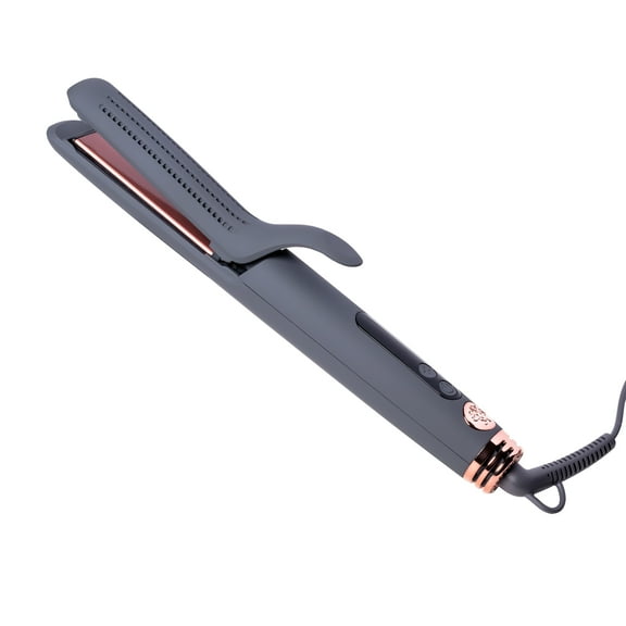Hairitage Hair Tools Set: 1" Ceramic Tourmaline Flat Iron / Straightener and Curling Iron with Play Cool Argan Oil Heat Protectant Spray