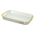 thumbnail image 2 of Modern Rectangular Decorative Tray Cosmetic Storage Household with Handles Jewelry Tray for Coffee Table Living Room Bathroom Countertop White, 2 of 8