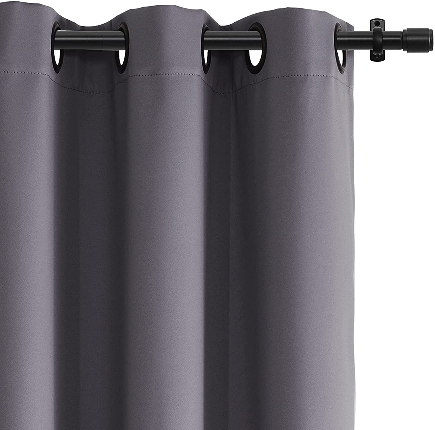 Home Fashion Blackout Thermal Insulation CurtainsSolid Color Curtains