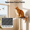 thumbnail image 3 of Rascador de Gatos Montado en Pared Veehoo 28,3" con Plataforma, 3 of 7