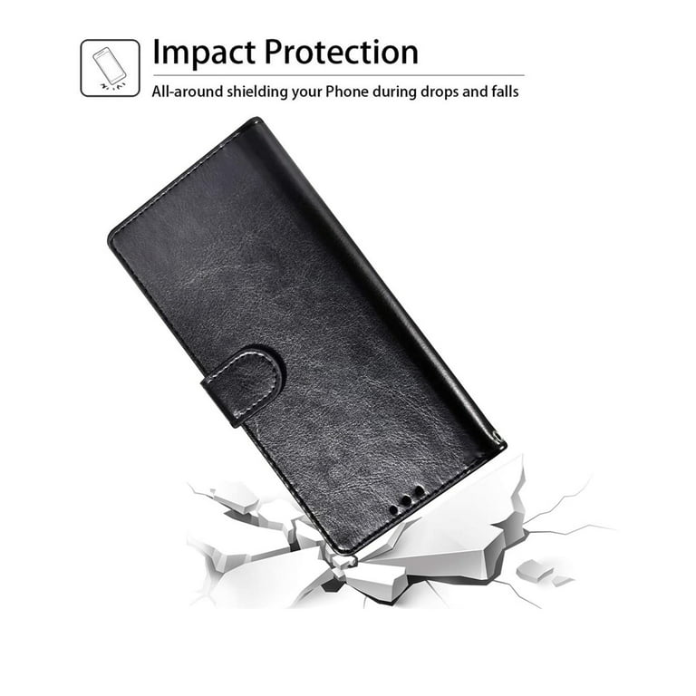 WOLLONY for Galaxy S23 Ultra Square Leather Case with Kickstand Ring Stand  Holder Luxury Retro Case for Women Girls Metal Edges Shockproof Protective