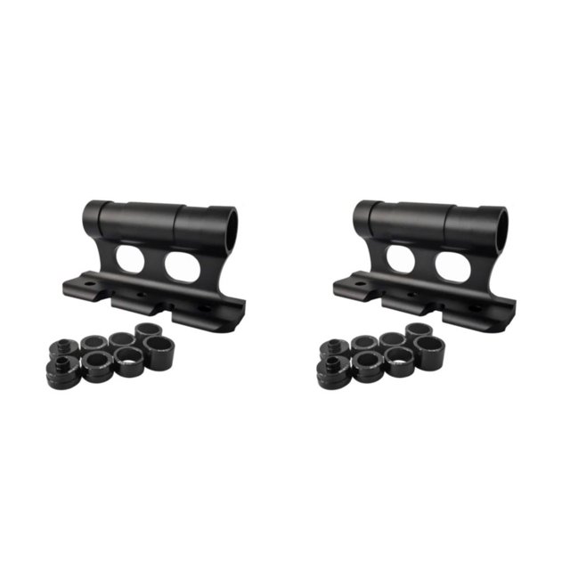 Kenally Abrazadera fija de horquilla delantera para bicicleta de montaña de liberación rápida, horquillas para bicicletas de carretera de Negro 2piezas