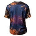 thumbnail image 3 of Mens T Shirts Halloween Funny Pumpkin Printed Casual Comfortable Short Sleeve Crew Neck Tees, 3 of 3