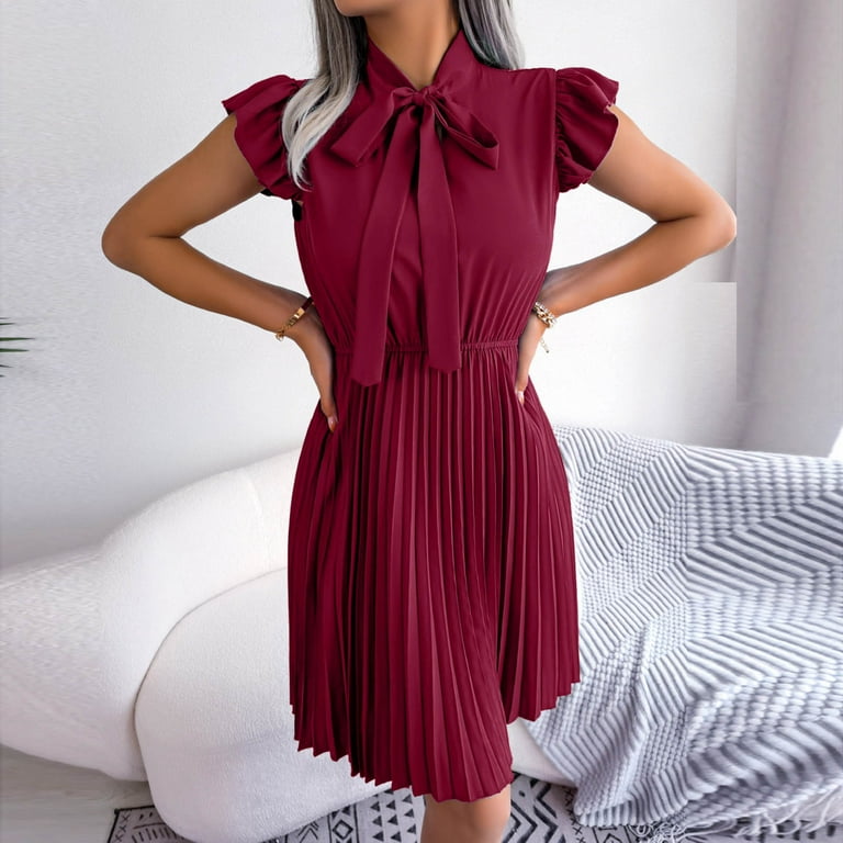 Burgundy petite hot sale formal dresses