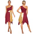 thumbnail image 3 of Vestido de baile lírico de Ballet para mujer, disfraz metálico de adoración, celebración del espíritu, vestido de baile de alabanza, vestidos sin mangas, Ropa de baile, 3 of 5