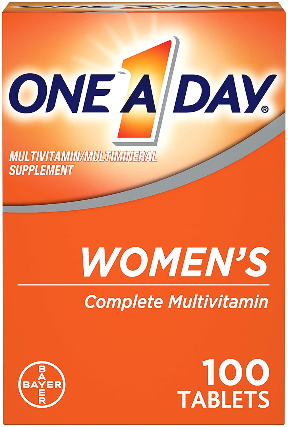 Buy One A Day Womens Multivitamin, 100 Count Pack of 2 Online at Lowest