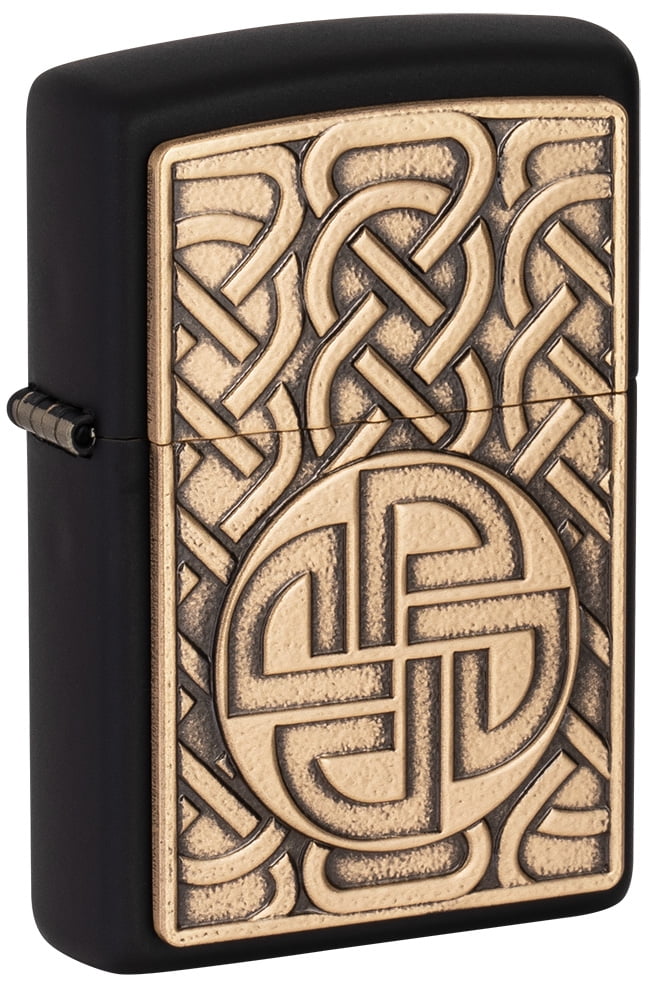 Zippo Lighter: Ornate Design Engraved - High Polish Chrome 78498