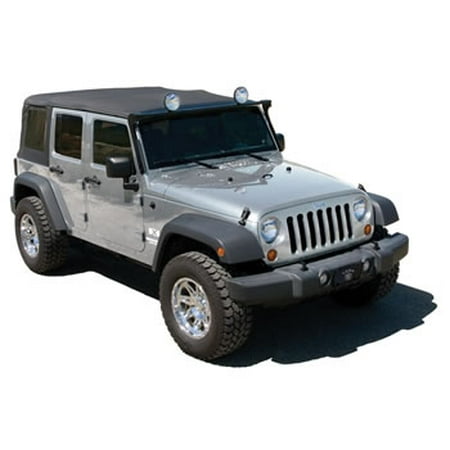 CARR XRS Light Bar TJ Wrangler Black Powder Coat