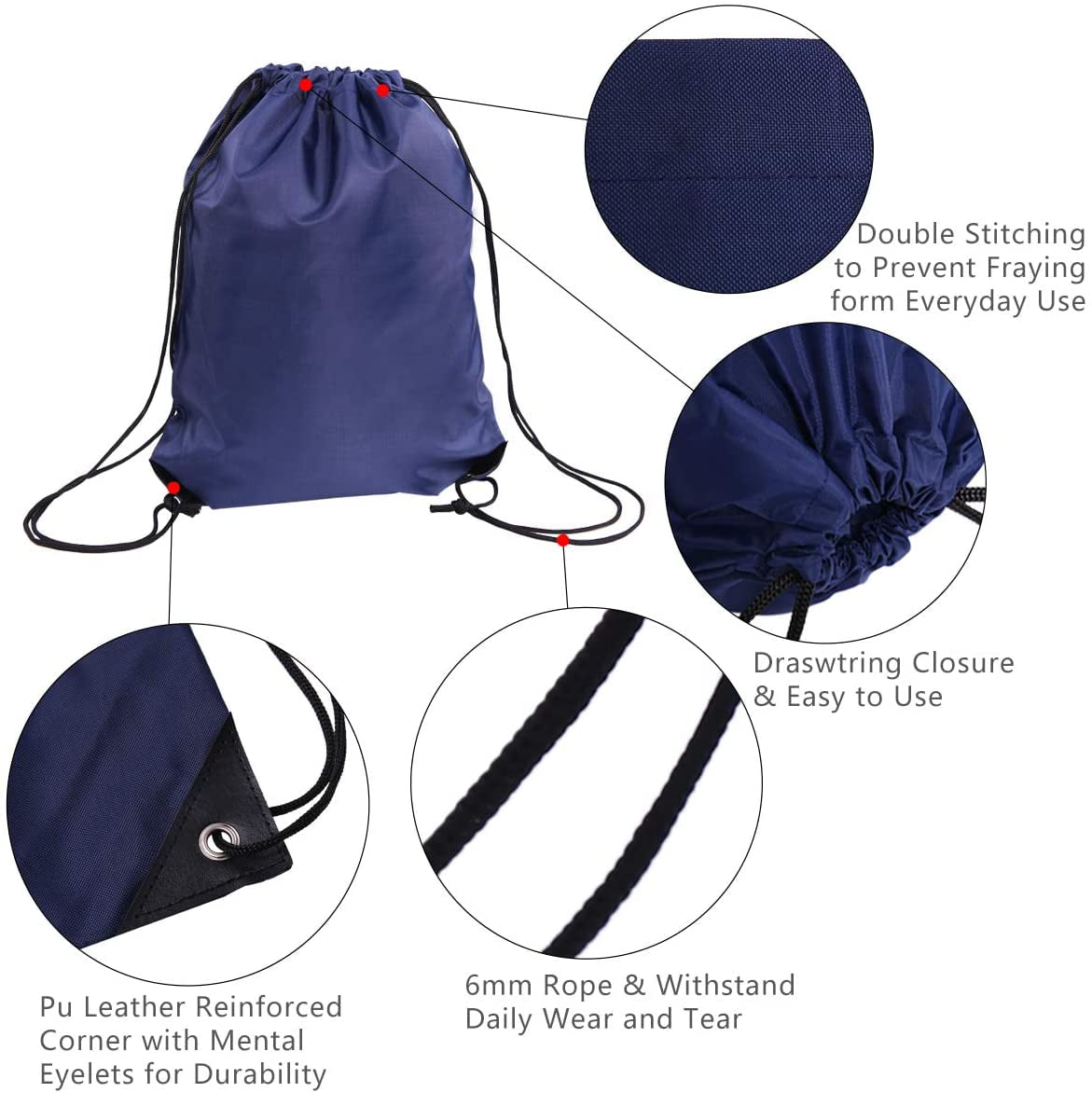 Large Nylon Gym String Gift Backpack for Tie-dye Drawstring Bags Bulk for Kids