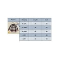 thumbnail image 4 of KelaJuan Kids Girls Boys Shirts Coat Plaid Long Sleeve Turn-Down Collar Button-Down Toddler Jackets Fall Winter Casual Outerwear, 4 of 6