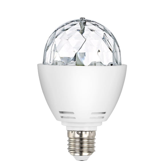 tredstone Disco Light Bulb LED Party Bulb 3W E27 Rotating Stage Strobe DJ Dance with Remote Control for Bar Karaoke Club