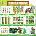 thumbnail image 2 of Set de papelería escolar BenLouis Jungle Safari 120 piezas para niños, 2 of 7