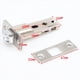 thumbnail image 5 of 2X Cerradura de Puerta de Bolsillo Cerradura de Puerta Negra Cerradura Antirrobo Cerradura de Puerta Cuadrada de Privacidad ContemporáNea Cerradura de Puerta Corrediza con Llaves, 5 of 6