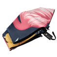 thumbnail image 6 of FORMRS Travel Umbrella Folding Auto Open Close Windproof Rain UV Protection, Red Floral Flamingo, 6 of 8