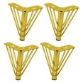 thumbnail image 2 of 4 piezas patas para muebles, patas de sofá de metal, modernos, patas de reemplazo de bricolaje, pies de sofá para escritorios de tocador casa casa, 2 of 8