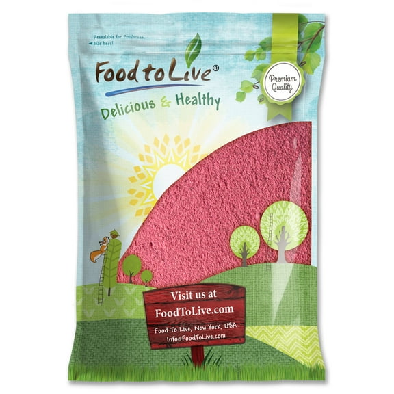 Cranberry Juice Powder, 8 Pounds – Spray-Dried Powder Made from Whole Fruits – by Food to Live