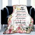 thumbnail image 2 of LHSHID Happy 50th Birthday Gifts for Women Blanket 50th Birthday Decorations Throw Blanket Birthday Gift Ideas for 50 Year Old 50"x60", 2 of 7