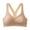 Beige, variant on Aayomet Underwire Bra Women's Front Closure Posture Bra Full Coverage Back Support Wireless Comfy,Green 6XL