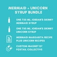 Jordan's Skinny Syrups Mermaid and Unicorn Syrup Bundle by (2) 24.5