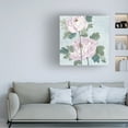 thumbnail image 3 of Trademark Fine Art Melissa Wang Striped Peonies IV Canvas Wall Art, 3 of 4