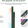 thumbnail image 5 of Liquid Silicone Case for iPhone 11 (6.1''), [Scratch-Resistant, Anti-Fingerprint, Shockproof] Protective Slim Fit Phone Case, 4-Layer Cover with Microfiber Lining, Silky-Soft Touch, Green, 5 of 14