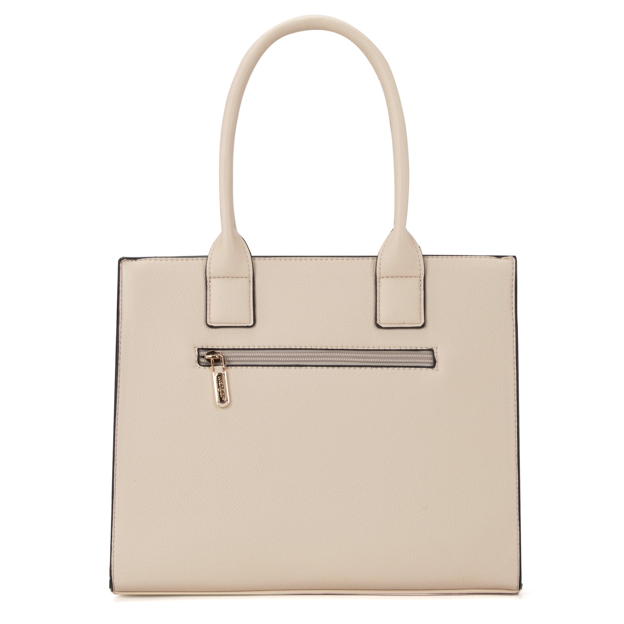 Wrangler 3Pcs Handbags Set Tote Bag & Medium Crossbody Purse & Wallet, Beige