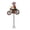 D, variant on KGJQ Spinning Clown Motorcycle Wind Spinner, Rotating Wheels Metal Kinetic Yard Art with Stake, Weatherproof Windmill Sculpture for Outdoor Lawn Patio Decor