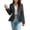 Black, variant on Siilsaa Women Blazer Dress Plus Size Lightweight Open Front Cardigan Classic Ruched Sleeve Work Office Blazer Suit Jackets Black,S