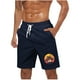 thumbnail image 1 of Pantalones Cortos Casuales para Hombre Imprimir con Bolsillos Pantalones de Playa de Cintura Elástica, Pantalones Cortos de Cintura Elástica para Hombre, 1 of 5