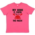 thumbnail image 3 of Inktastic Mimi and Papa Love Me Crab Youth T-Shirt, 3 of 5