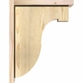 thumbnail image 3 of 6"W x 14"D x 18"H Del Monte Rough Sawn Corbel w/Backplate, Douglas Fir, 3 of 9