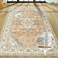 thumbnail image 7 of Ultrug Vintage Rugs Soft Accent Area Rug for Bedroom Living Room Home Decor Carpet,5'x7',Camel, 7 of 7