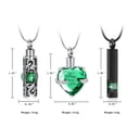 thumbnail image 2 of 3 Pcs Heart Birthstone Necklace Gifts for Women Men Cremation Jewelry for Ashes Urn Necklace Cremation Jewelry for Ashes Urn Necklace, 2 of 8