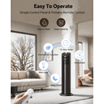 thumbnail image 6 of (Open Box) Cool Mist Air Humidifiers for Large Room Bedroom, Top-Fill Tank, Auto Mode, Aroma Box, 6 of 6