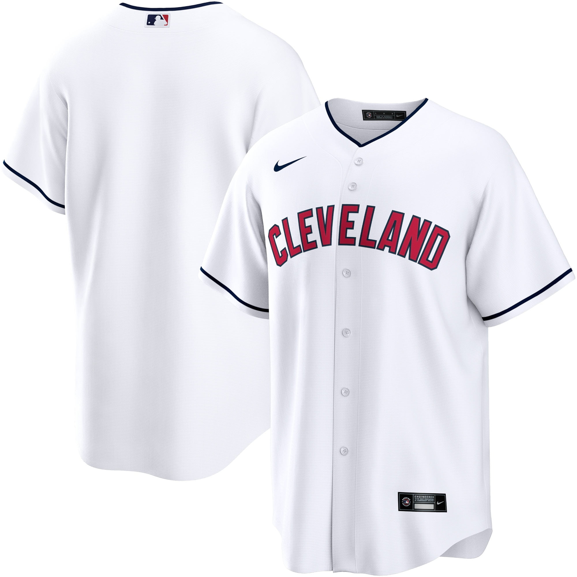 Cleveland Indians Nike Alternate Replica Team Jersey - White - Walmart ...