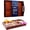 Brown, variant on Comfify Bamboo Serving Trays with Stainless Steel Handles, Set of 2 Nesting Trays for Serving & Home Decor
