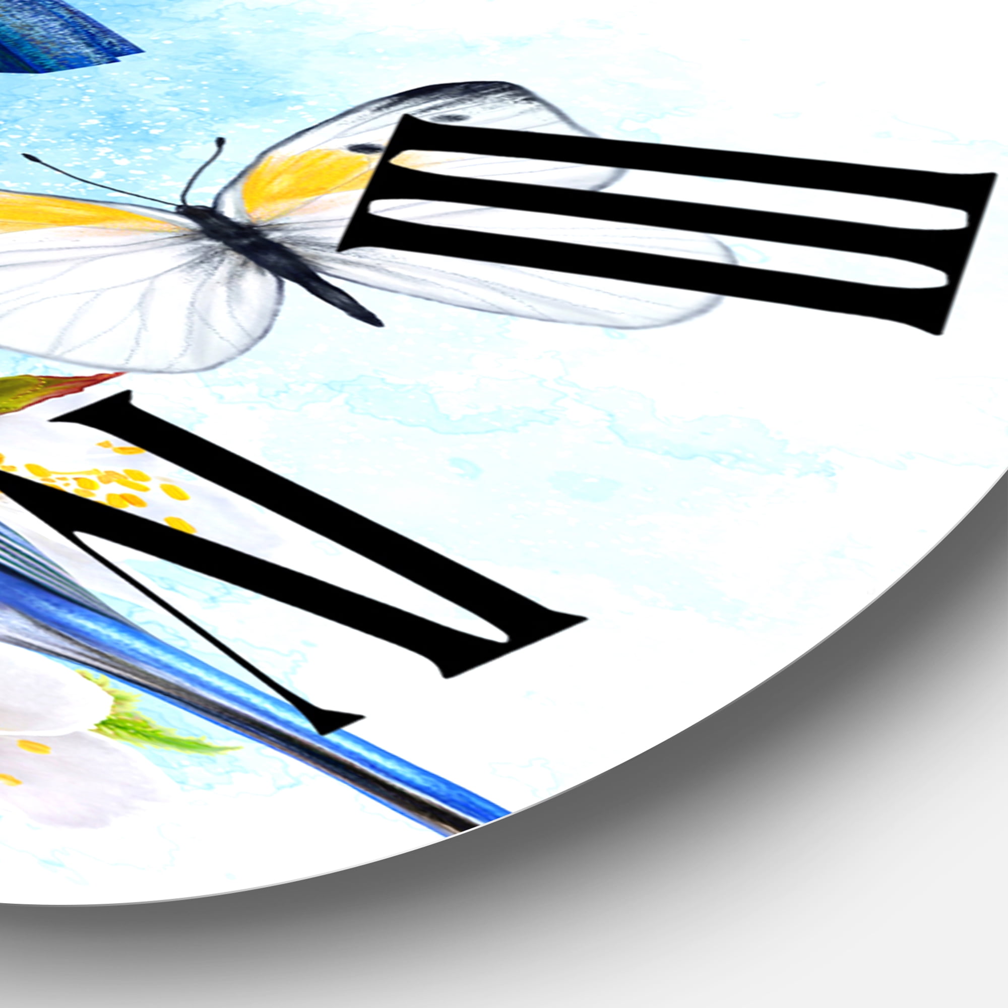 Designart 1 in Quartz Traditional Wall Clock