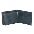 thumbnail image 4 of Men's Tommy Hilfiger Leather Ranger Passcase Black Blue Two Tone Bifold Wallet, 4 of 5