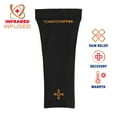 thumbnail image 3 of Tommie Copper Infrared Compression Elbow Sleeve, Black, L/XL, 3 of 8