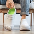 thumbnail image 3 of Dakaela Work Shoes for Men Non Slip Clogs Kitchen Chef Garden Sandals Comfortable Nursing Water Proof Summer Beach Shoes Size 8, 3 of 6