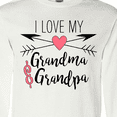 thumbnail image 4 of Inktastic I Love my Grandma and Grandpa heart and arrows Long Sleeve T-Shirt, 4 of 5