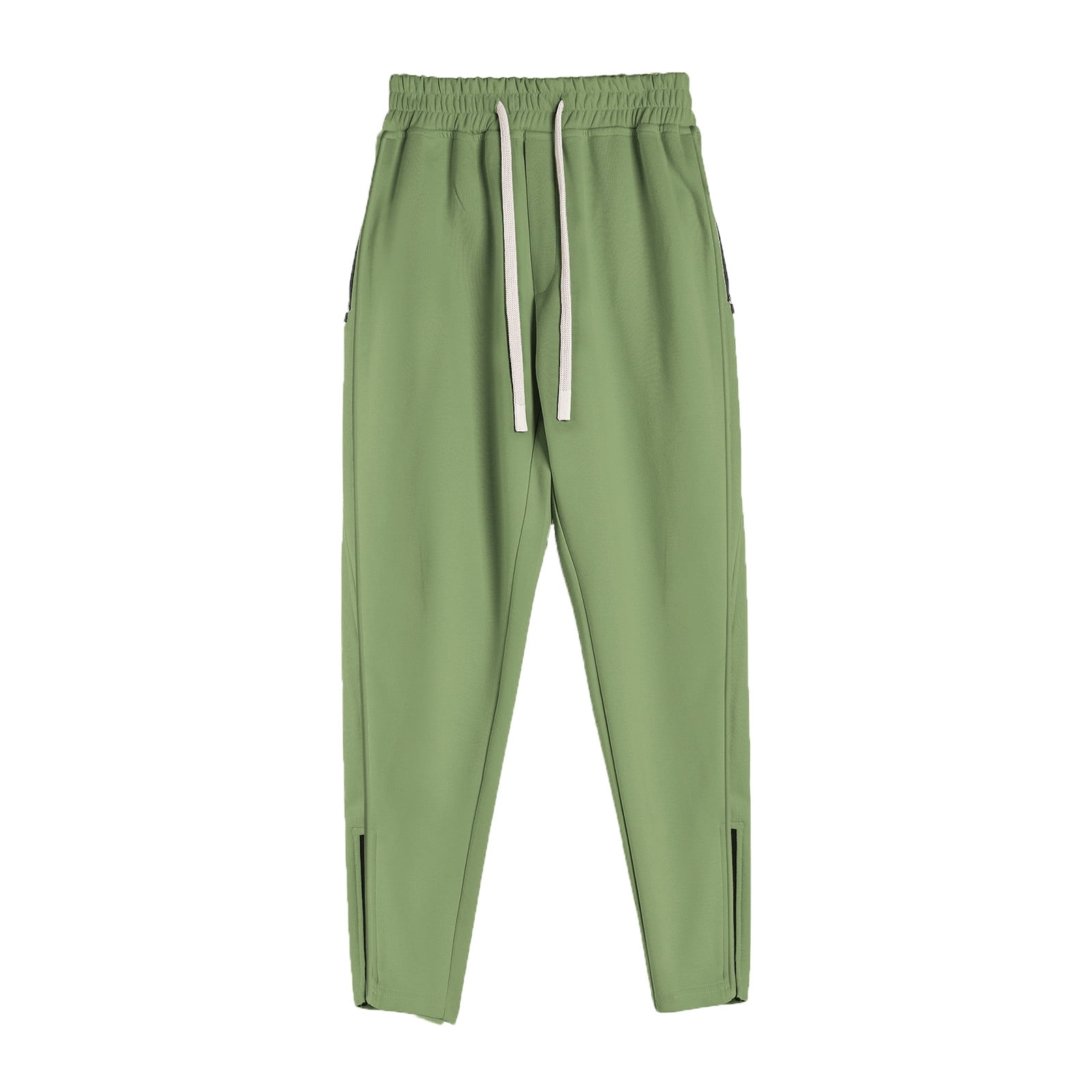 Htigea Clearance 2024 Cinch Bottom Sweatpants for Men Drawstring Joggers Comfort Soft Cotton Jogging Long Pants Elastic Waistband Athletic Running Workout Pants M-3XL