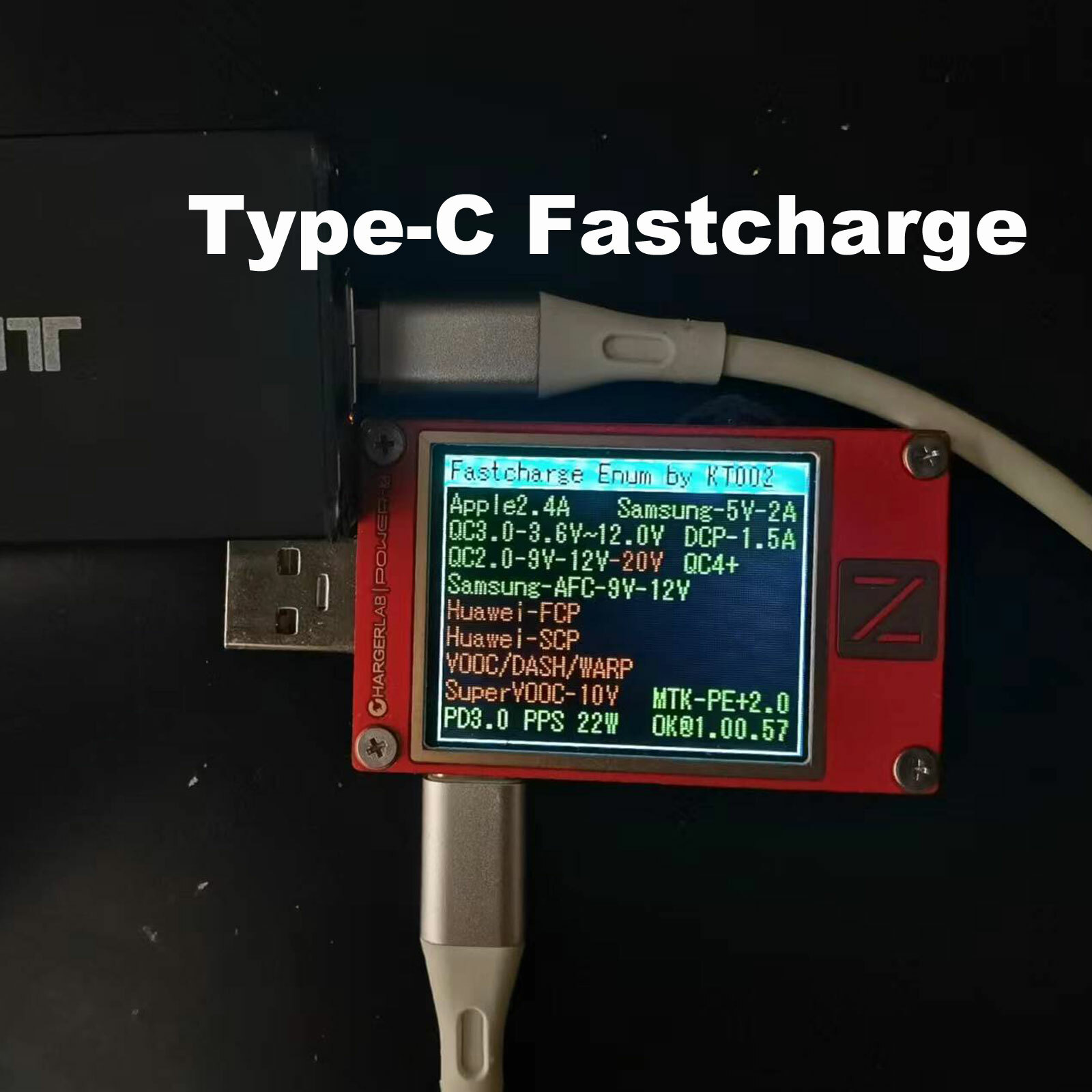 PoE to USB Type-c Dual port 20W Fast Charger PD PPS QC 4+/3.0 for phone tablet