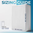thumbnail image 3 of Utopia Bedding Extra Deep Pocket Twin XL Fitted Sheet, Fits up to 21 Inch Mattress - Hotel Luxury, Soft, Breathable and Comfy - Shrinkage and Fade Resistant - Easy Care White, 3 of 8
